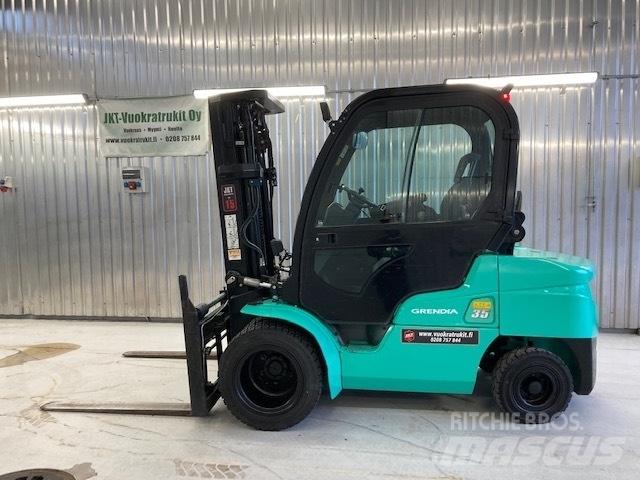 Mitsubishi FD35N Dieselmotviktstruckar