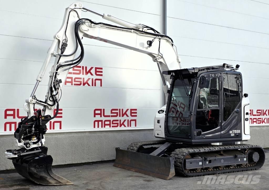 Kobelco SK 75 SR - 7 Midigrävmaskiner 7t - 12t