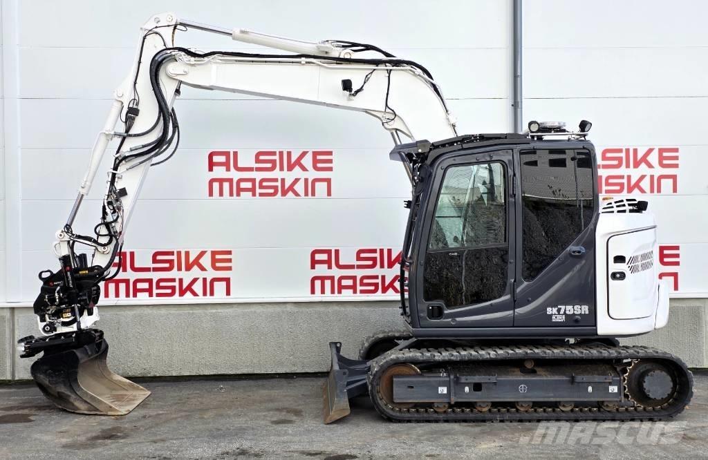 Kobelco SK 75 SR - 7 Midigrävmaskiner 7t - 12t