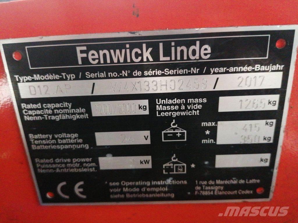 Linde D12AP Staplare-led