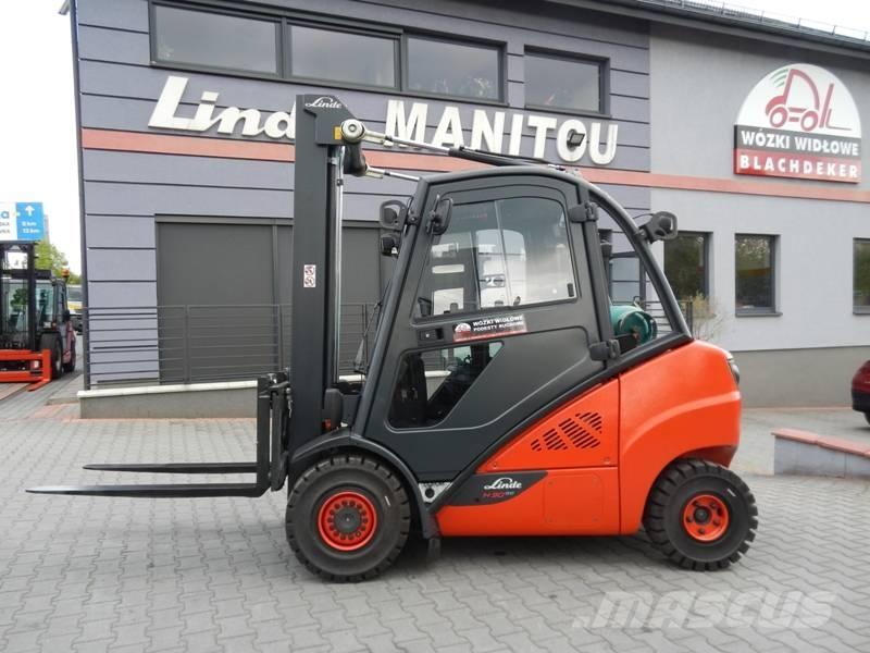 Linde H 30 T-03 Gasolmotviktstruckar
