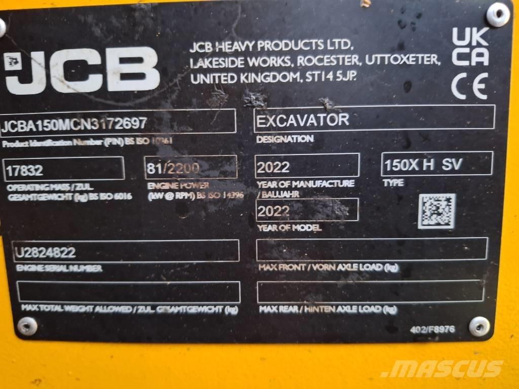 JCB X 150 HD Bandgrävare