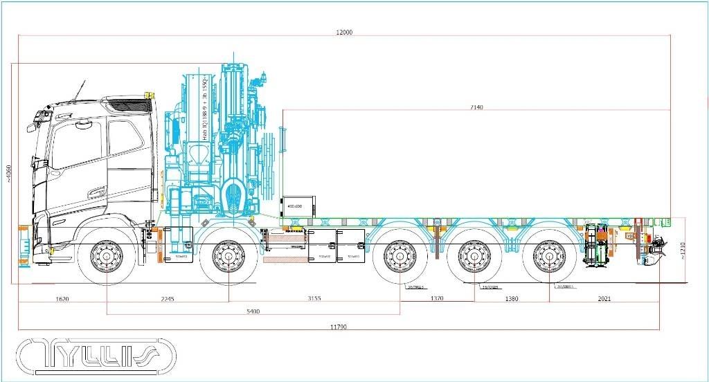 Volvo FH 13 540 Kranbilar