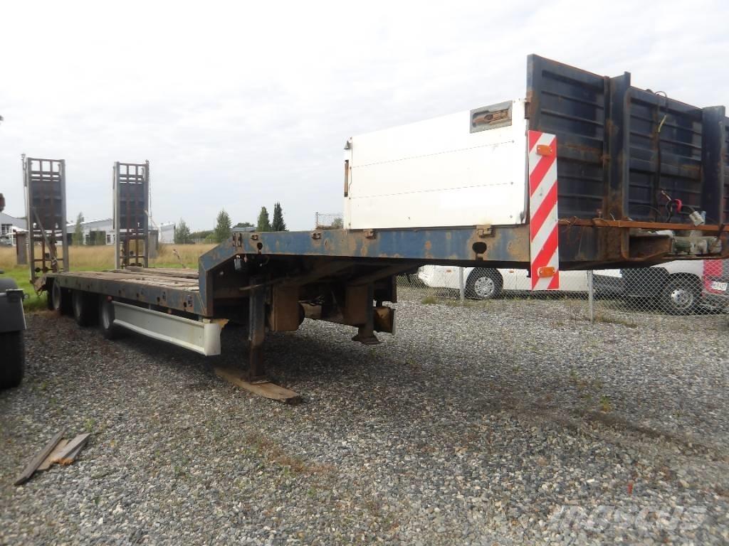 Damm Lavetti Låg lastande semi trailer
