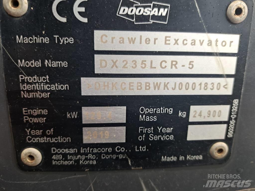 Doosan DX 235 LCR-5 Bandgrävare