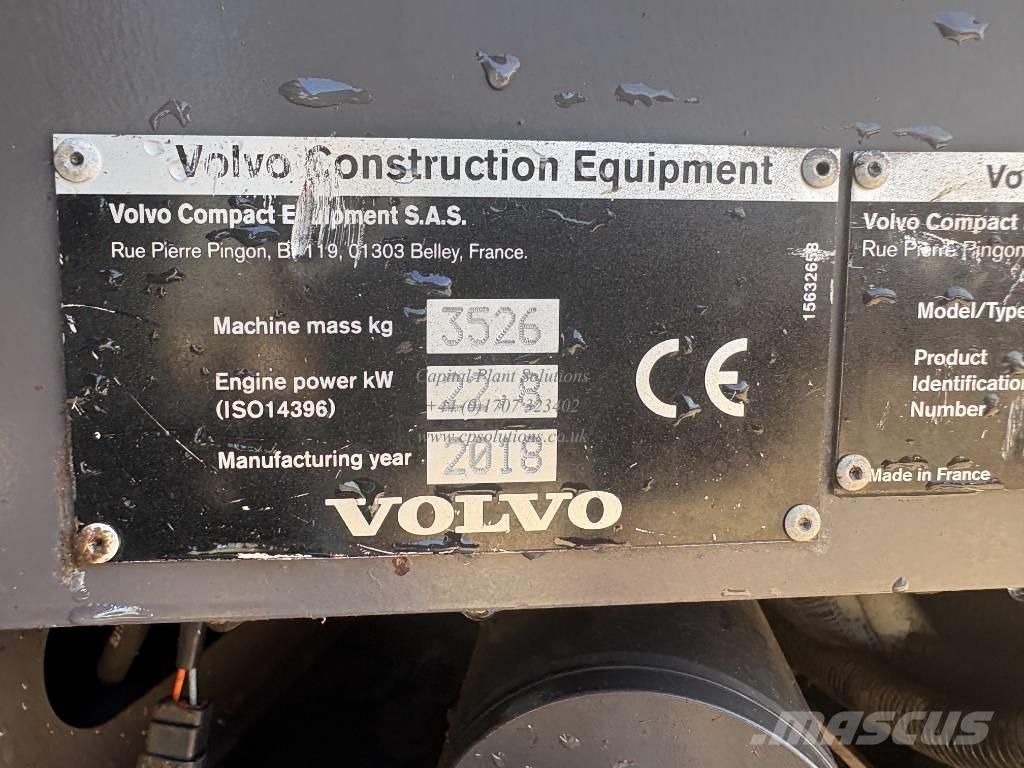 Volvo ECR 35 D Minigrävare < 7t