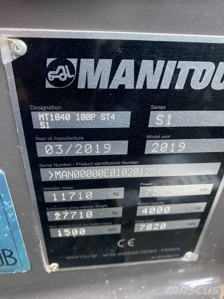 Manitou MT 1840 Teleskoplastare