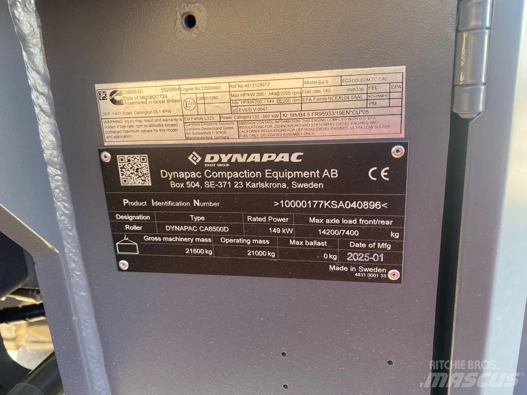 Dynapac CA 6500 D Envalsvältar