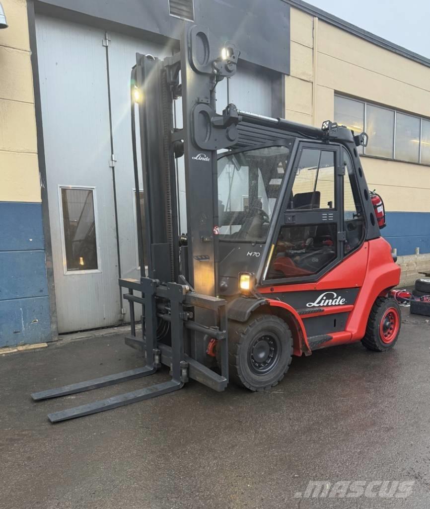 Linde truck H70D Dieselmotviktstruckar