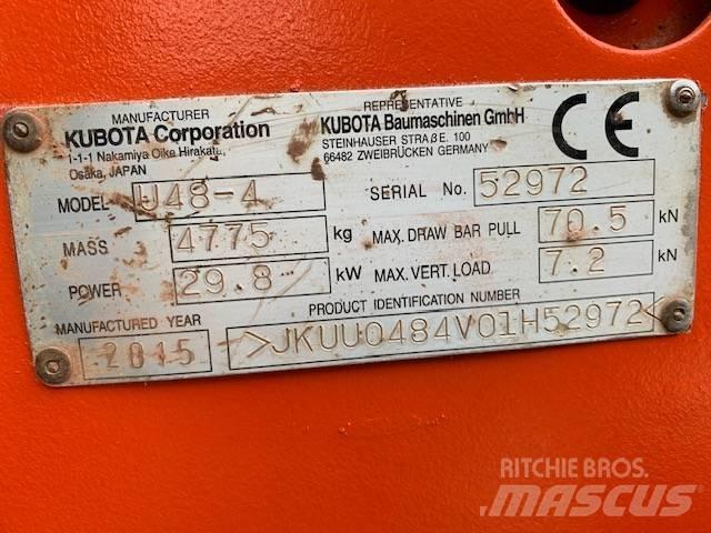 Kubota U 48-4 Minigrävare < 7t