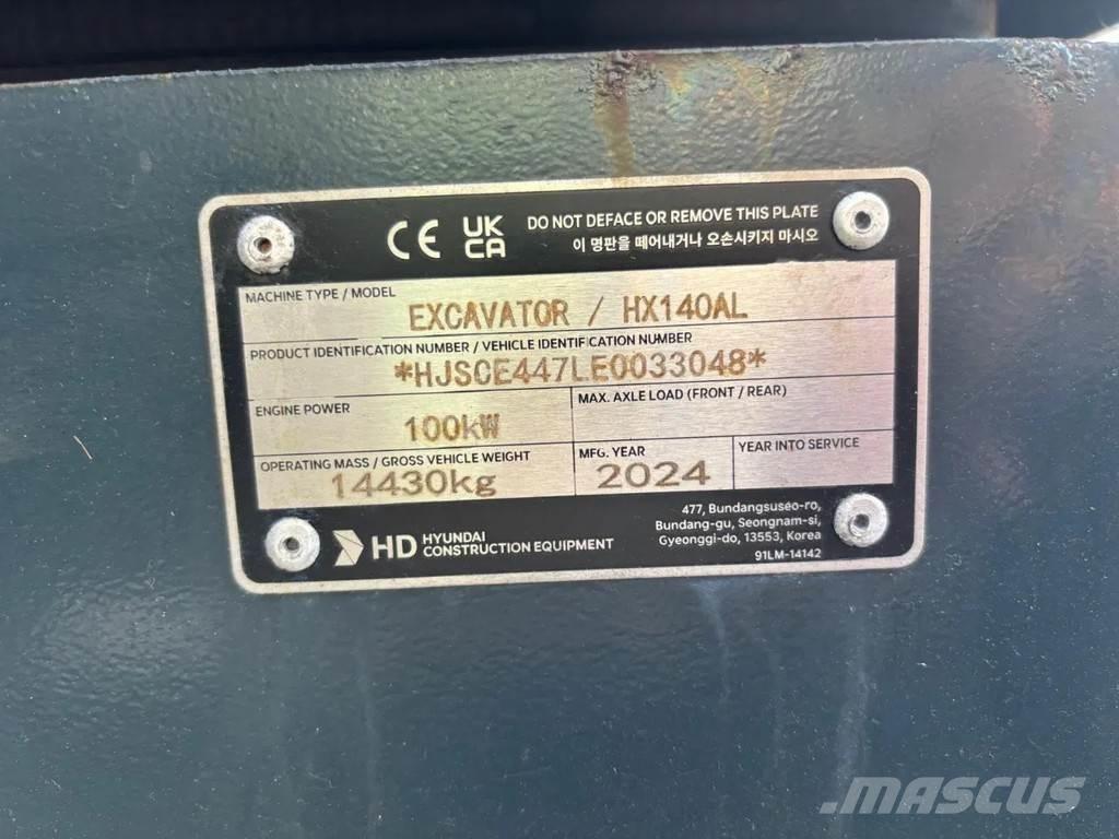 Hyundai HX140AL Bandgrävare