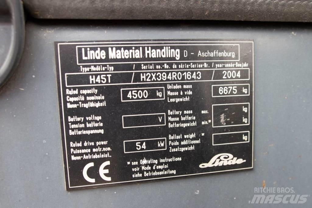 Linde H 45 T Gasolmotviktstruckar