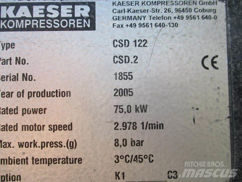 Kaeser CSD 122 Kompressorer