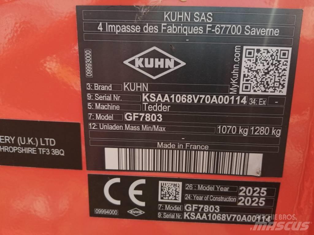 Kuhn GF7803 Vändare och luftare