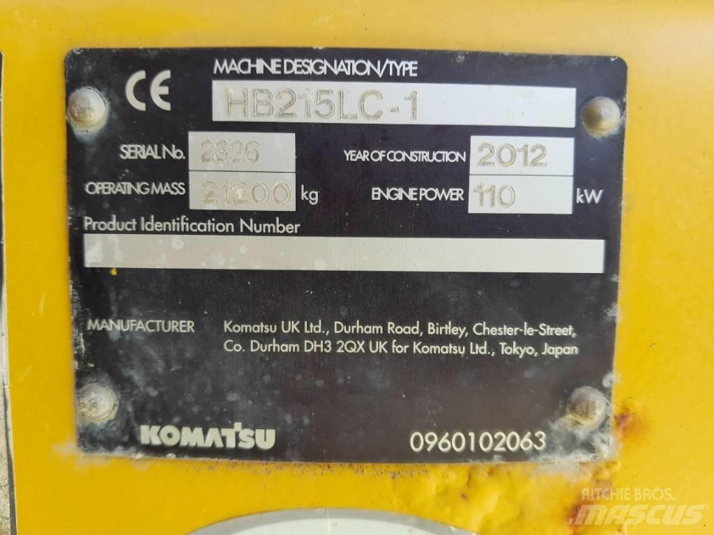 Komatsu HB215LC-1 Bandgrävare