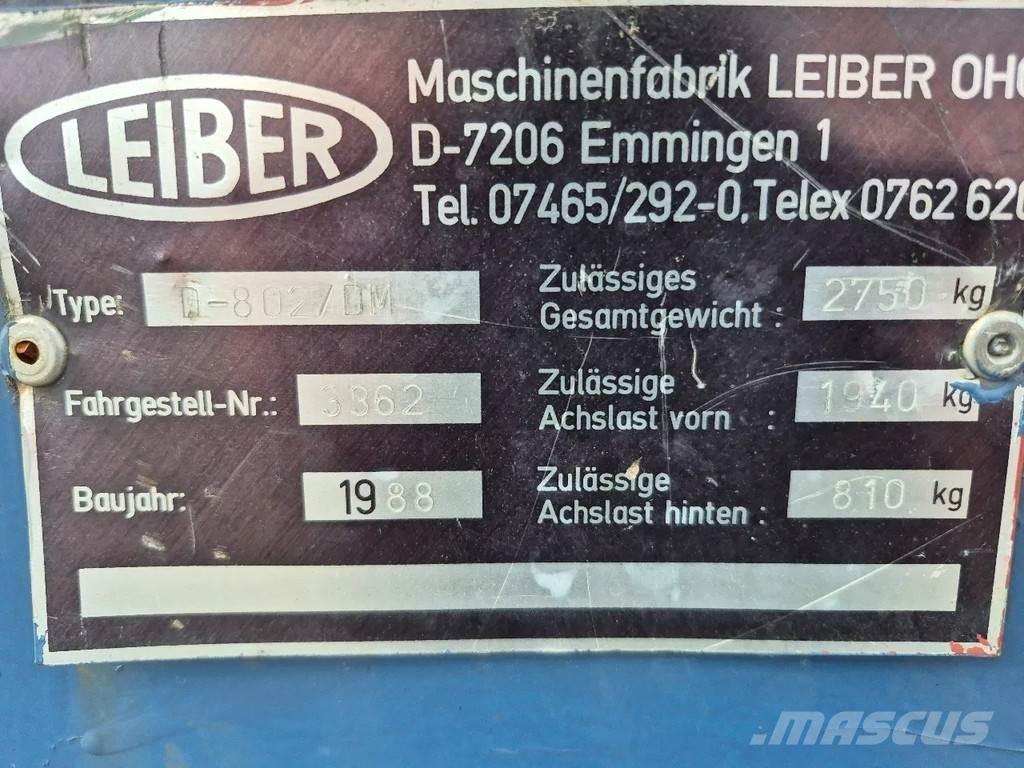  LEIBER d802 Minidumprar
