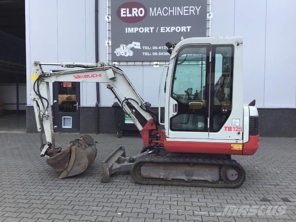 Takeuchi TB 125 Minigrävare < 7t
