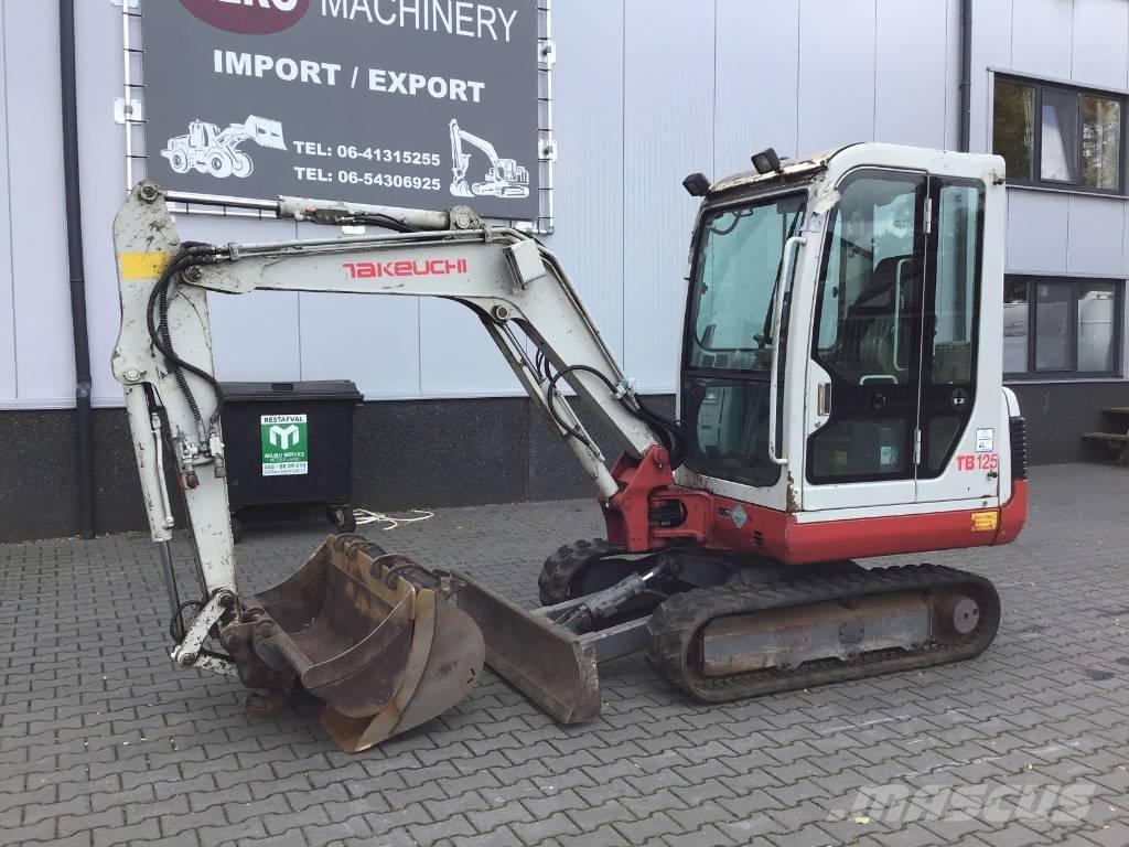 Takeuchi TB 125 Minigrävare < 7t