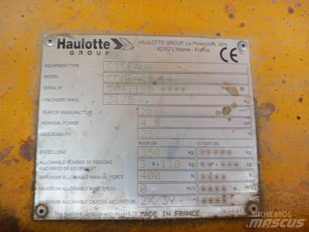 Haulotte Compact 14 Saxliftar