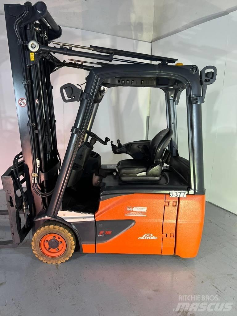 Linde E 16 EVO Elmotviktstruckar