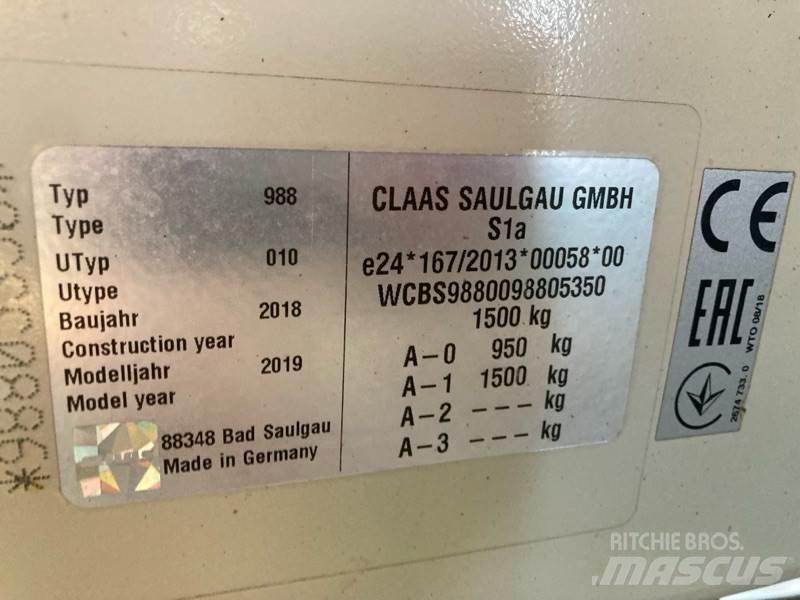 CLAAS Liner 2900 Strängläggande skördare