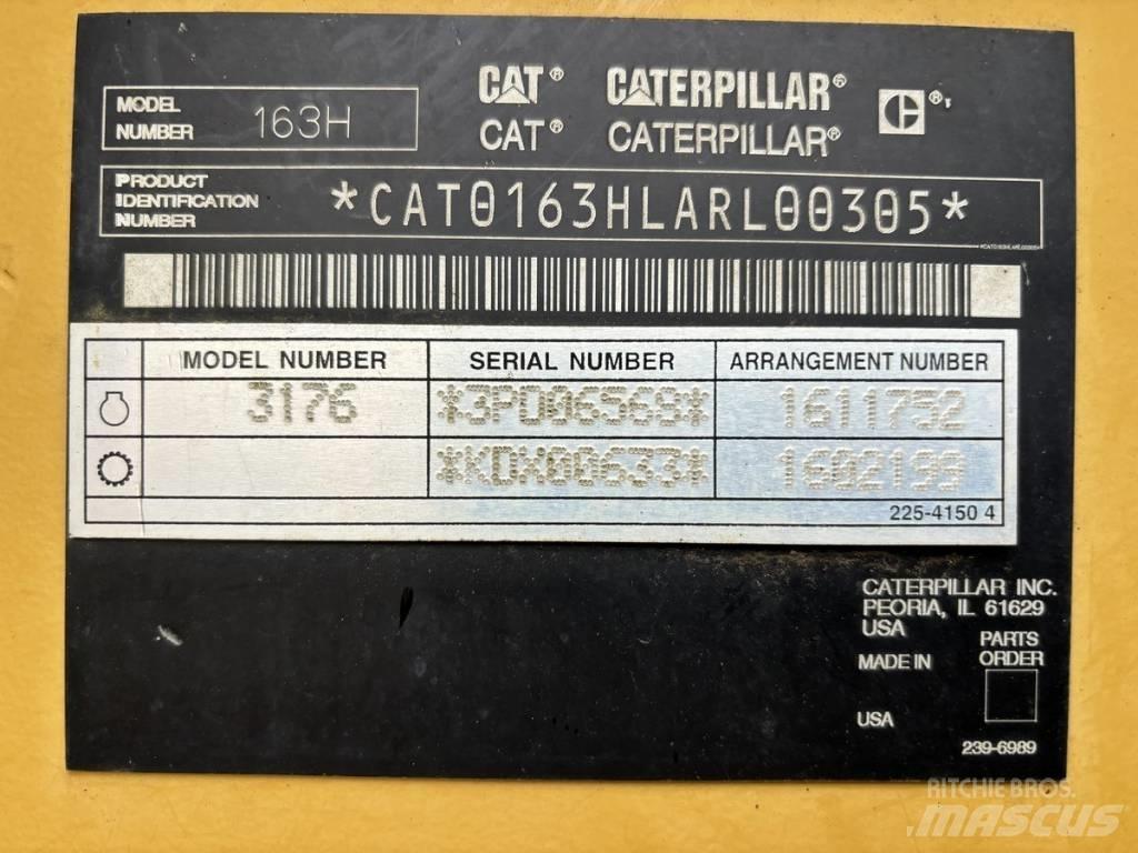 CAT 163H Väghyvlar