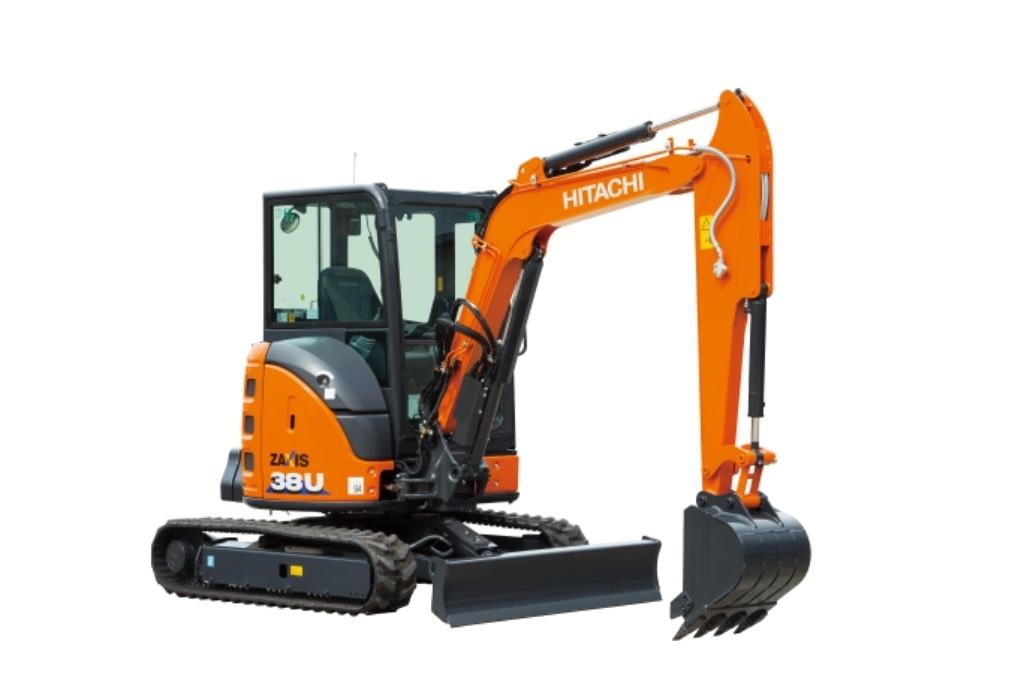 Hitachi ZX38U-6 Minigrävare < 7t