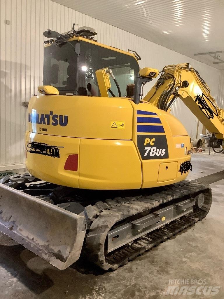 Komatsu Pc 78 us- 10 Midigrävmaskiner 7t - 12t