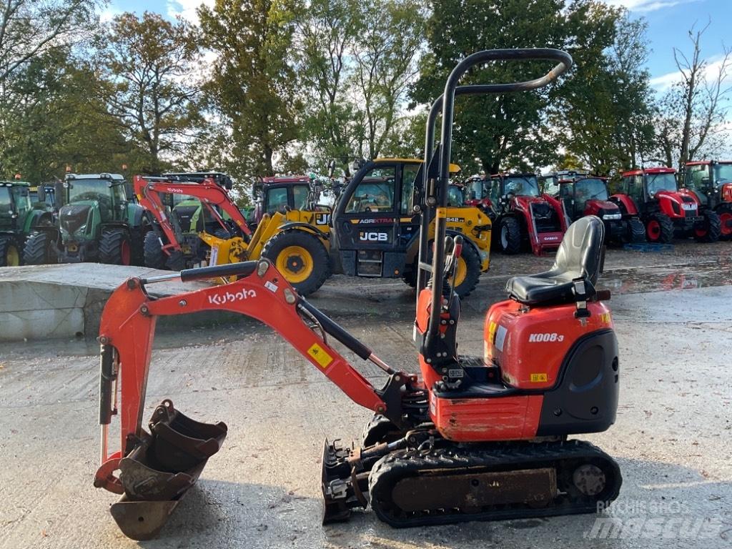 Kubota K 008-3 Minigrävare < 7t