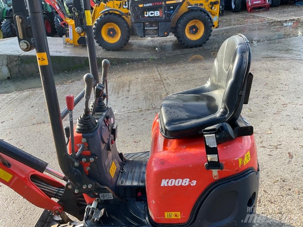 Kubota K 008-3 Minigrävare < 7t