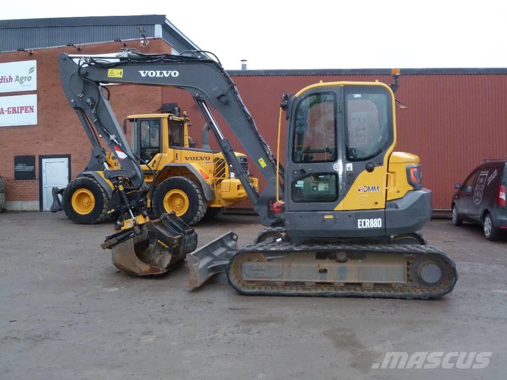Volvo ECR 88 D Midigrävmaskiner 7t - 12t