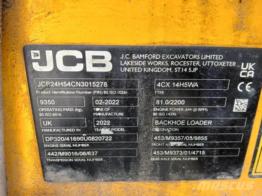 JCB 4 CX Pro AEC Grävlastare