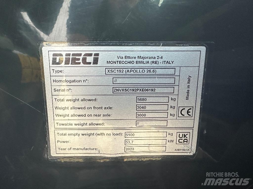 Dieci Apollo 26.6 Teleskoplastare