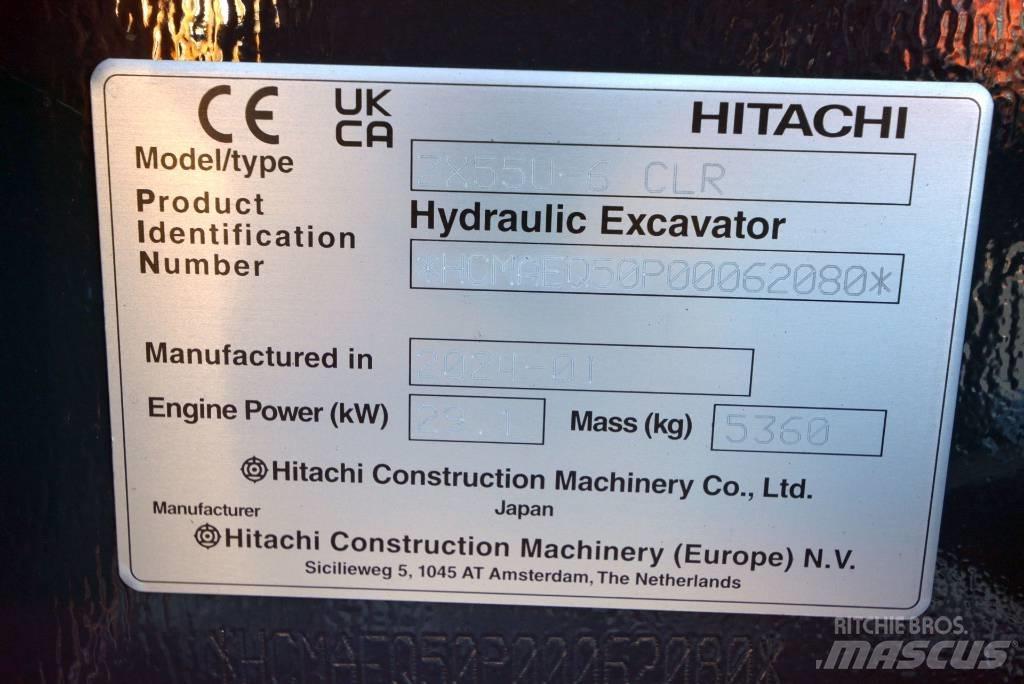 Hitachi ZX 55 U-6 Minigrävare < 7t