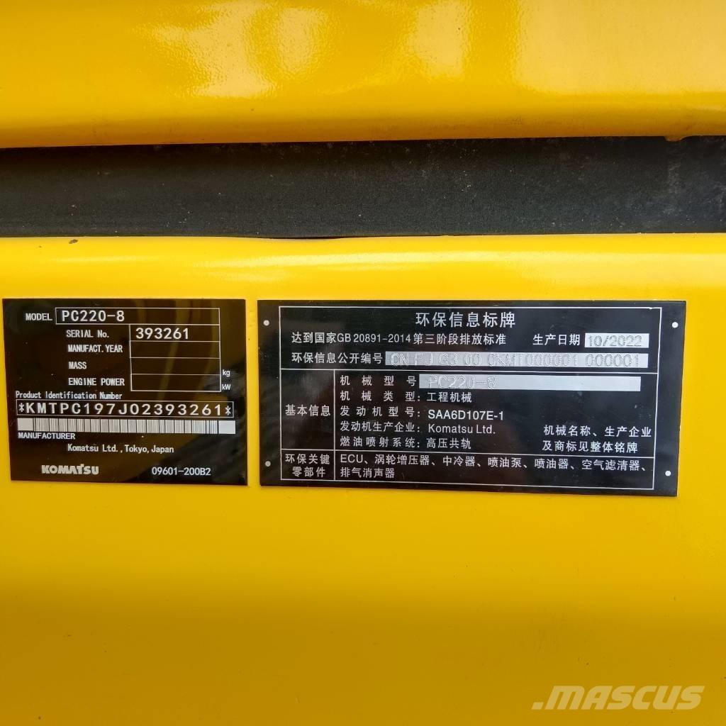 Komatsu PC 220 LC-8 Bandgrävare