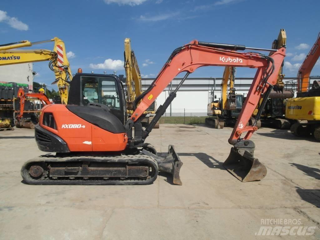 Kubota KX 080-4 Midigrävmaskiner 7t - 12t