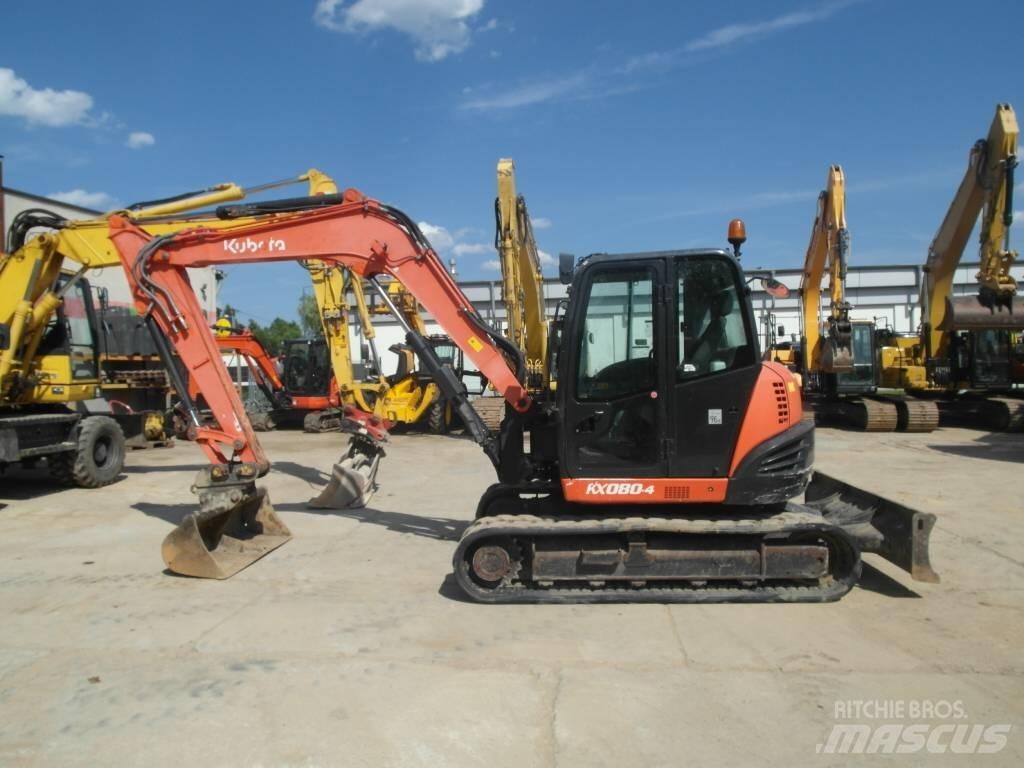 Kubota KX 080-4 Midigrävmaskiner 7t - 12t