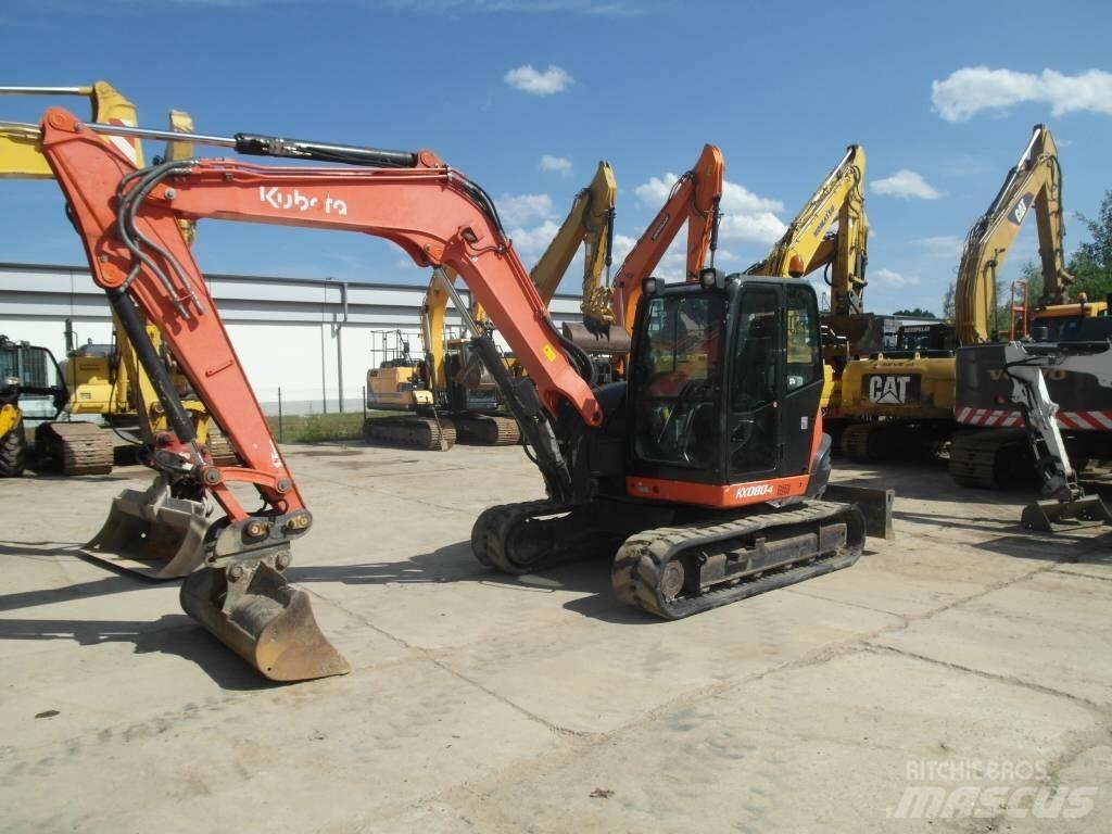 Kubota KX 080-4 Midigrävmaskiner 7t - 12t