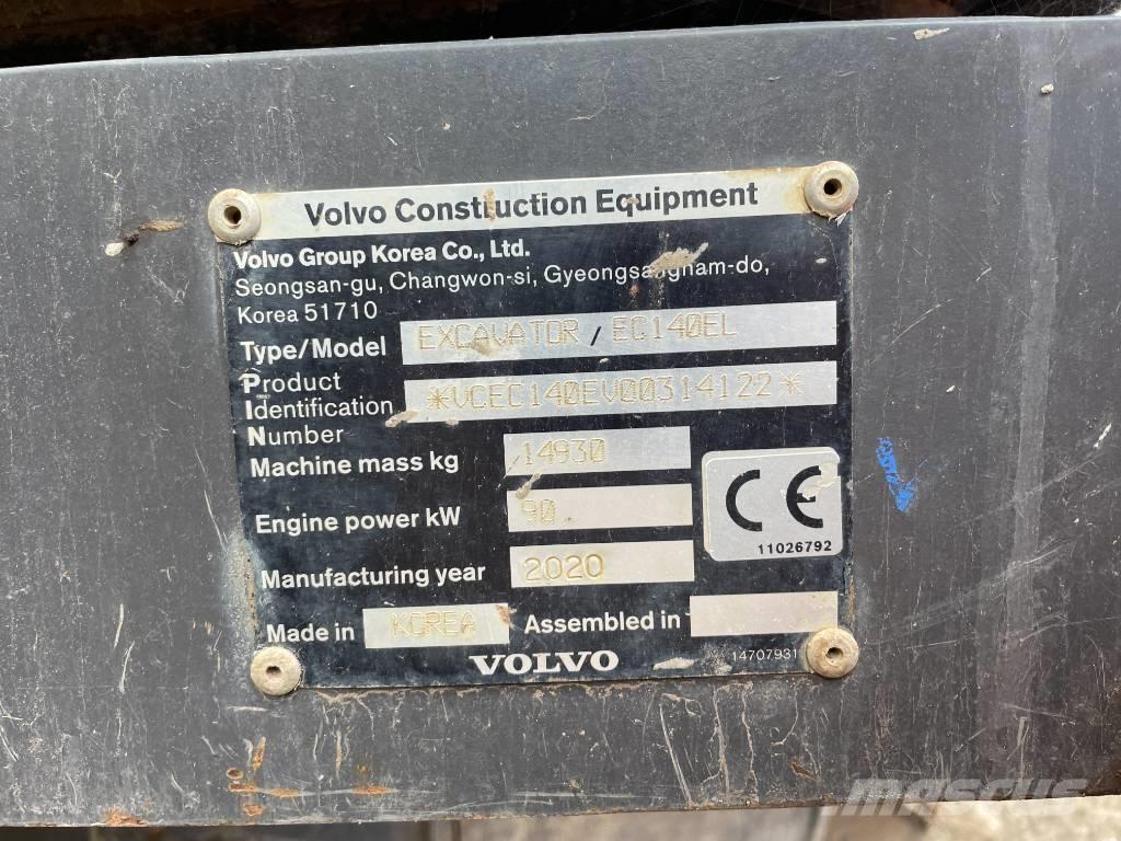 Volvo EC 140 EL Bandgrävare