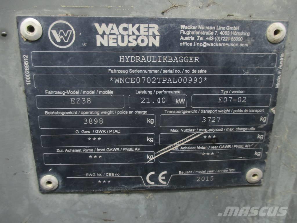 Wacker Neuson EZ 38 Bandgrävare
