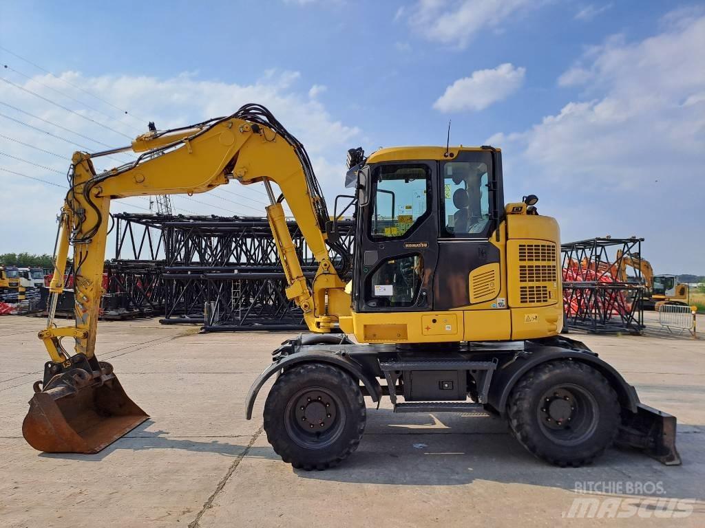 Komatsu PW118MR-11 Hjulgrävare