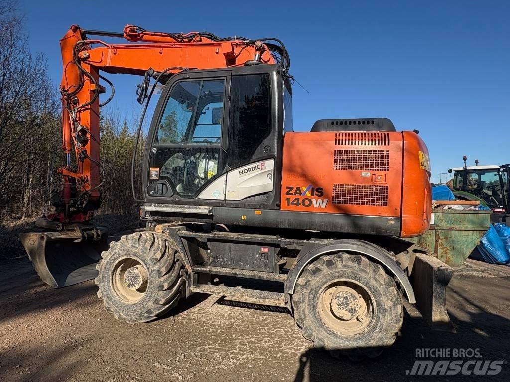 Hitachi ZX 140 W-5B Hjulgrävare
