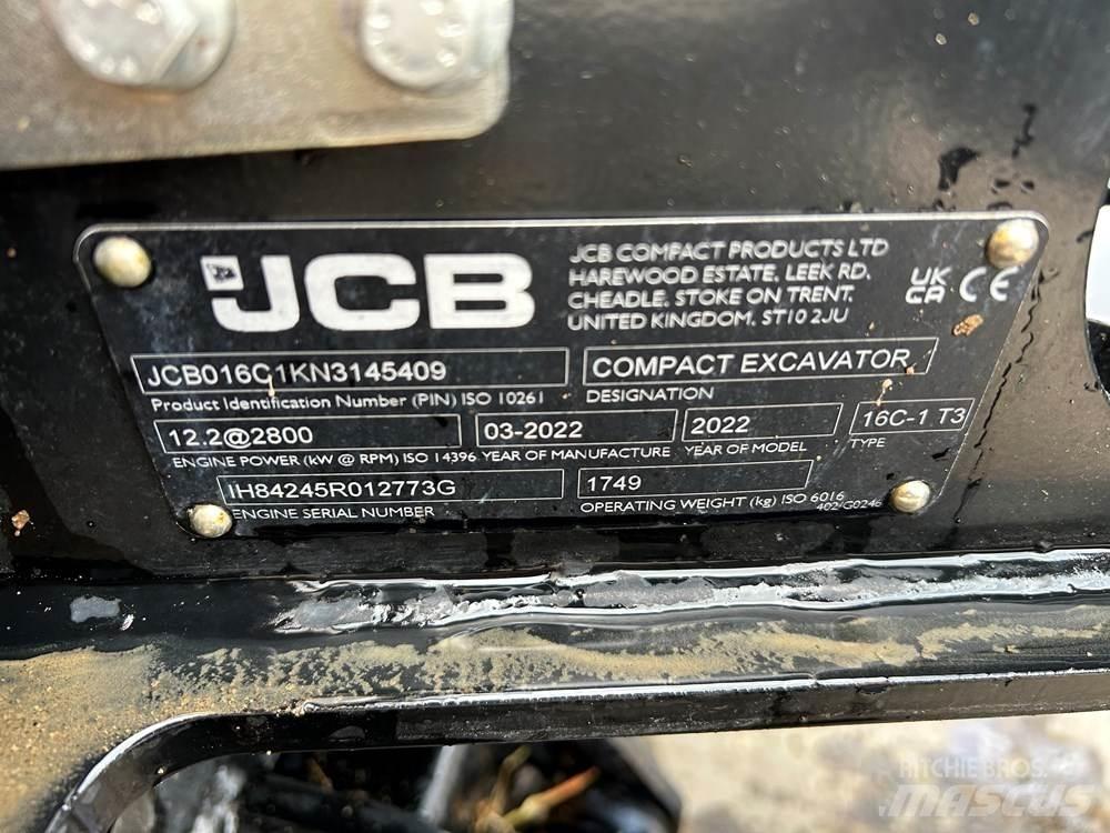 JCB 16C-1 Minigrävare < 7t