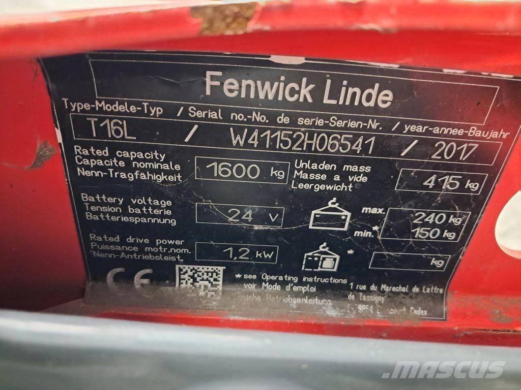 Linde T16L Låglyftare utan plattform