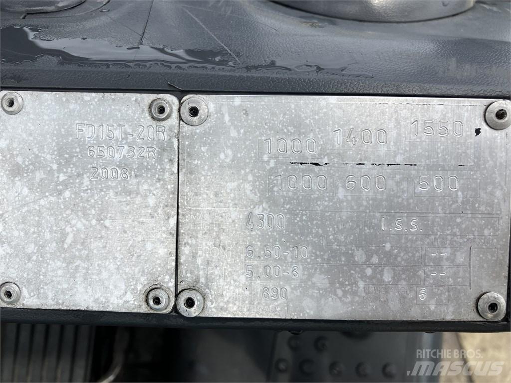 Komatsu fd15t 20R Dieselmotviktstruckar