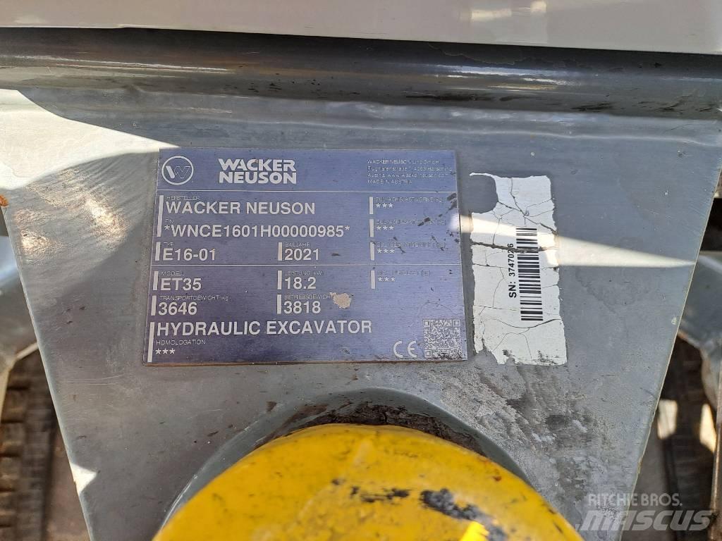 Wacker Neuson ET35 Bandgrävare