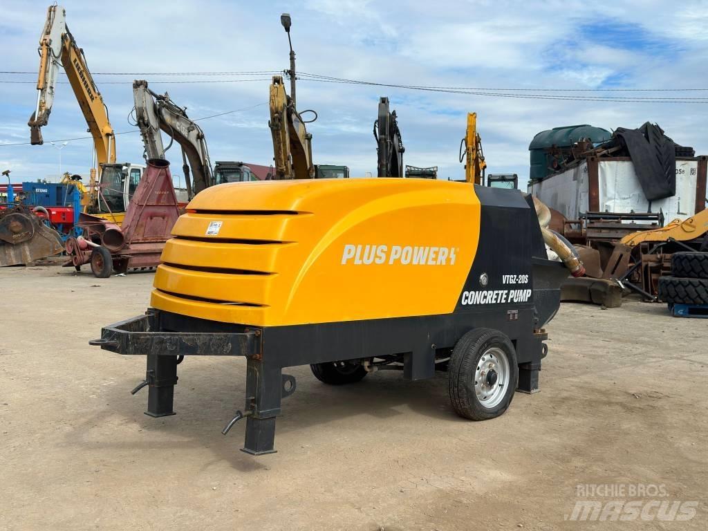 Plus Power VTGZ-20S Lastbilar med betongpump