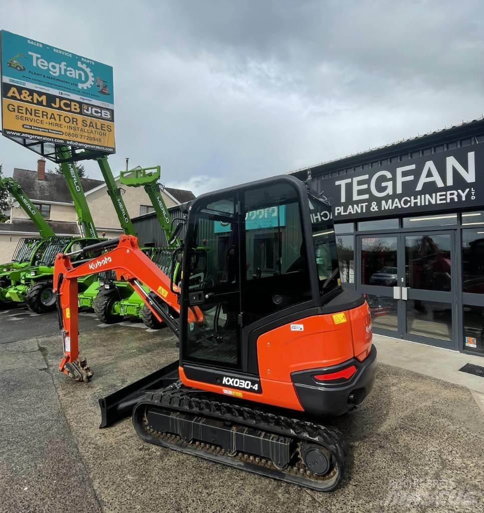 Kubota KX 030-4 Minigrävare < 7t