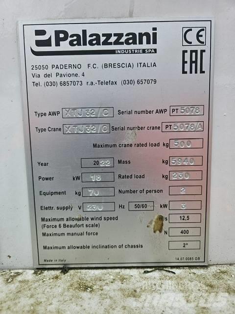 Palazzani XTJ 32C Övriga personliftar