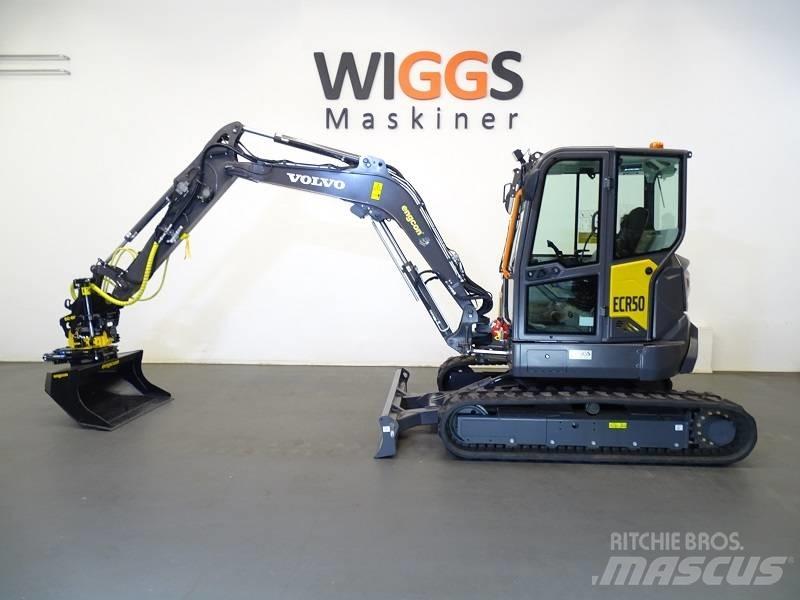 Volvo ECR50F Minigrävare < 7t